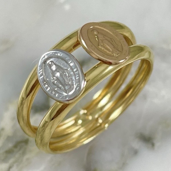  Miraculous Virgin Religious Ring