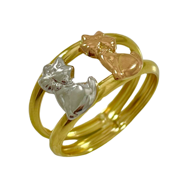 Anillo Duo Gatuno