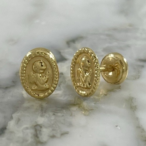 Topo Rosca Medal Angel