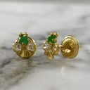 Farfalla Green Screw-back Stud