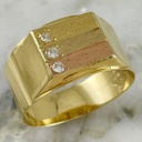 Tricolor Shiny Ring