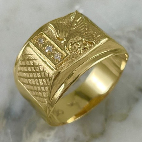 Anillo Aguila Brillante