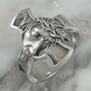 Sacred Bold Face Ring