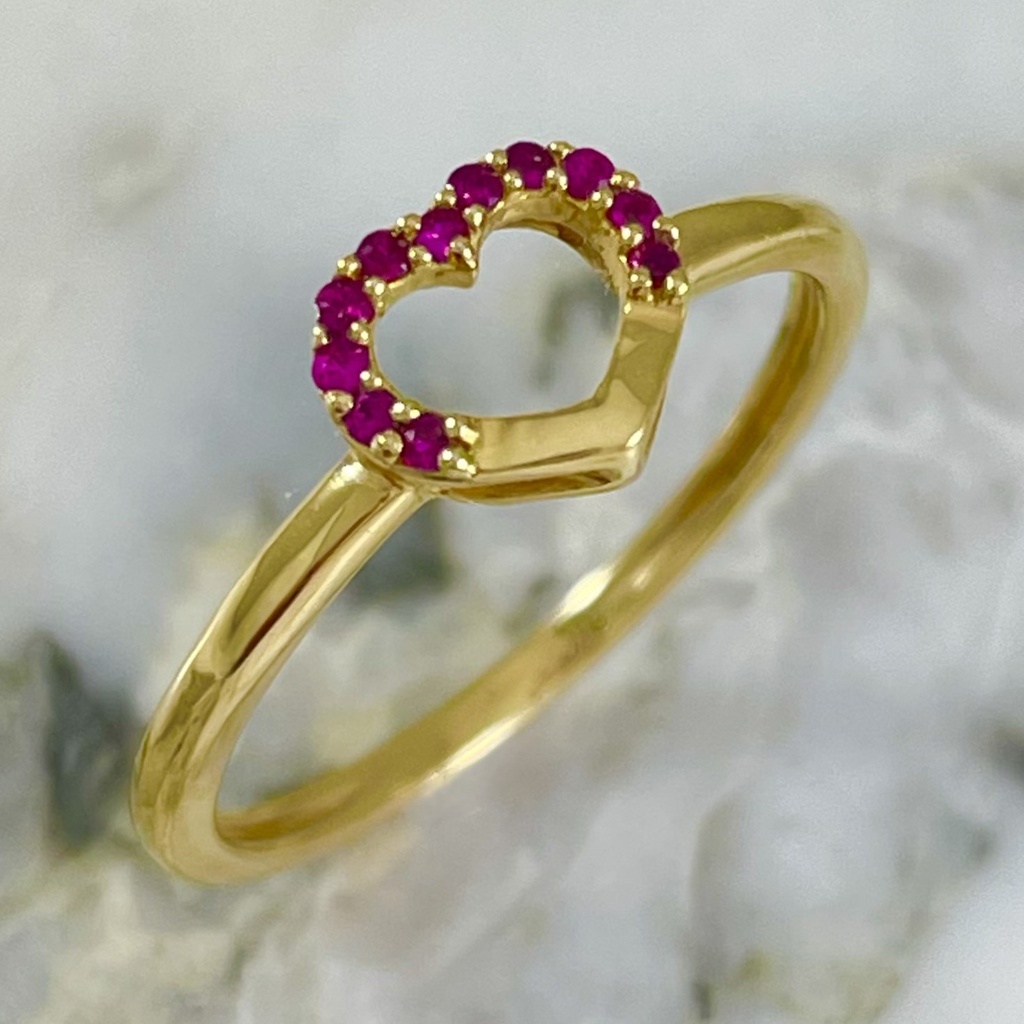 Ruby Heart Ring