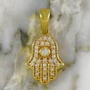 Glow Hamsa Hand Pendant