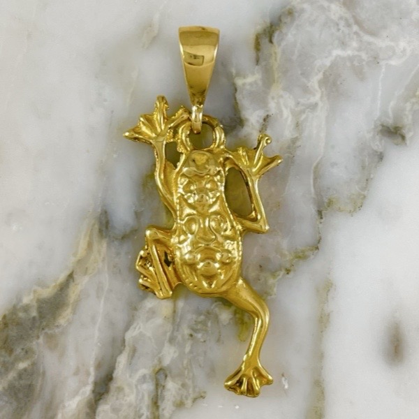 Solid Frog Pendant