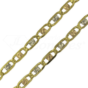  Matted Flat Chain 3MM 60Cm