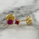 Fine Bright Crystal Screw-Back Stud