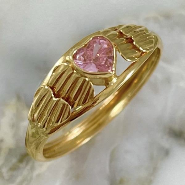 Anillo Heart Shell