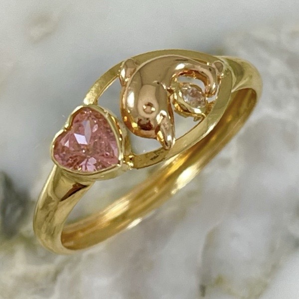 Dolphin Glow Love Ring