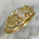 Anillo Quince Corazon Entorchado