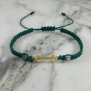 Prehnite Bone Bracelet