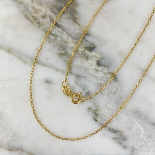 Cadena Paperclip 1MM 45Cm