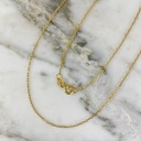 Cadena Paperclip 1MM 45Cm