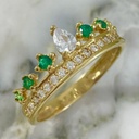 Anillo Tiara Marquise