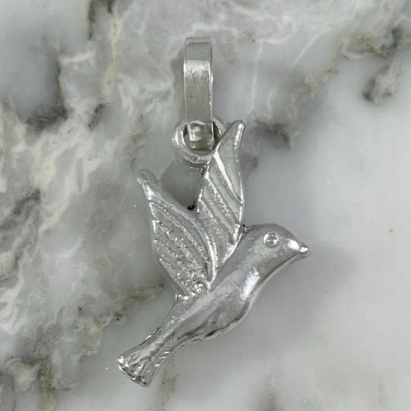 Chickadee Bird Pendant