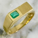 Green Stamp Ring