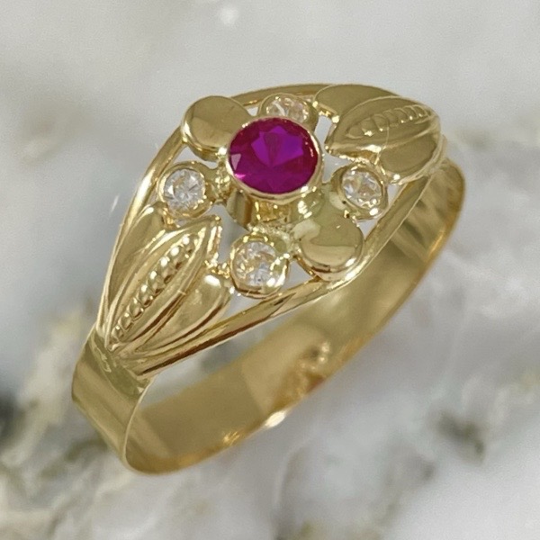 Anillo Circular Flower