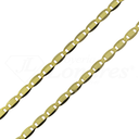  Shiny Flat Chain 2MM 60 Cm