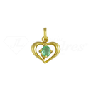 Emerald Heart Pendant