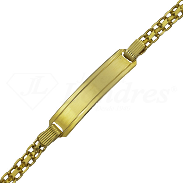 Pulsera Placa Tejido Chino