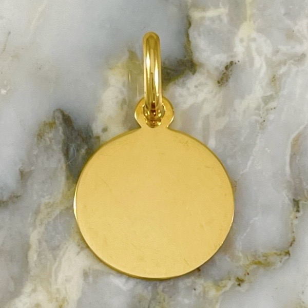 Round Smooth Plate Pendant