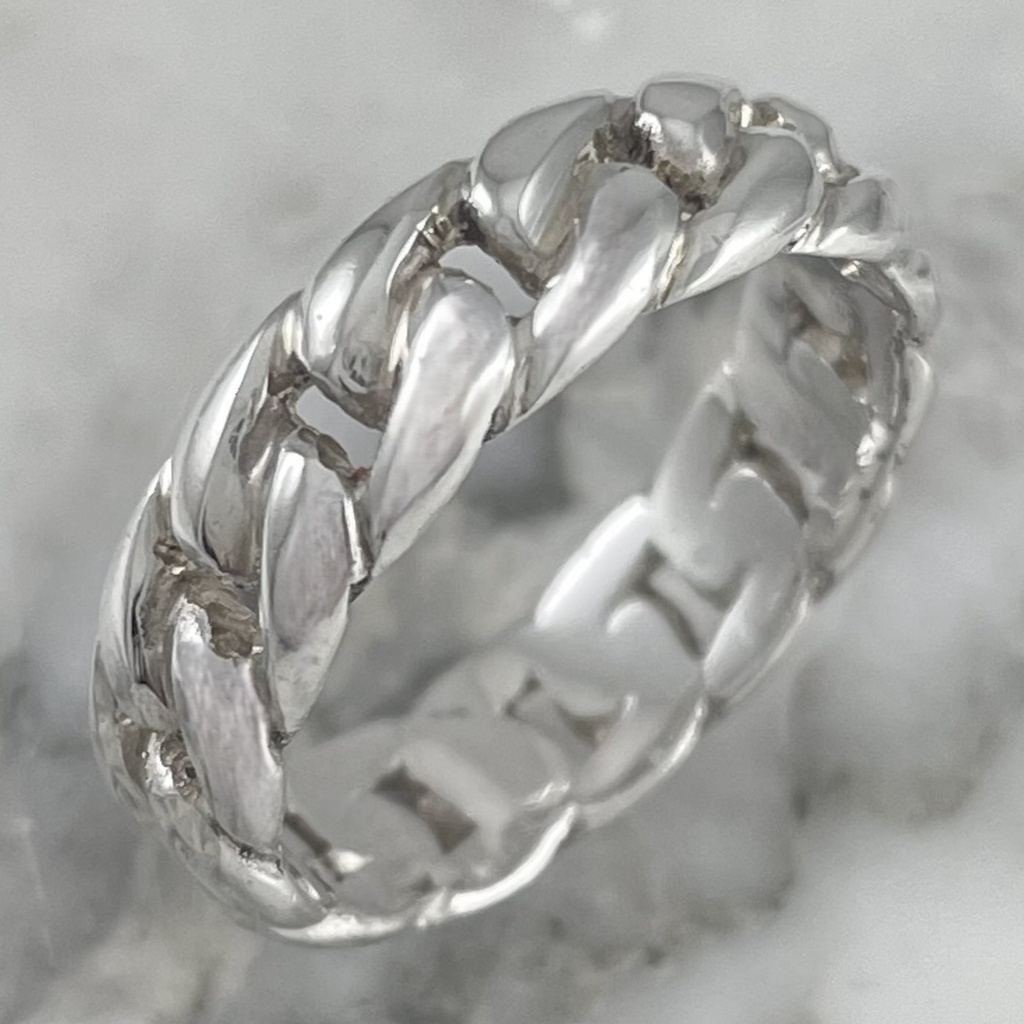 Silver Chain Ring