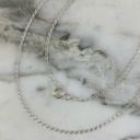 Cadena Aros 1MM 60Cm