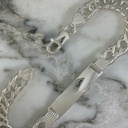 Pulsera Placa Doble Rombo 8MM