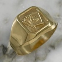 Anillo Poker Mateado