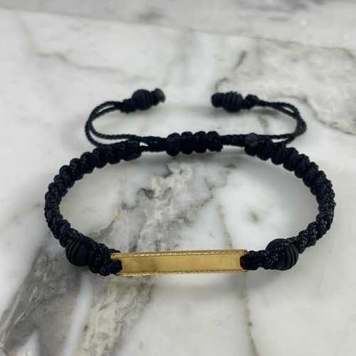 Engraved Plate Neoprene Bracelet