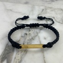 Engraved Plate Neoprene Bracelet