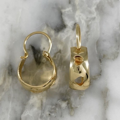 Small Hoop Earring with Charms