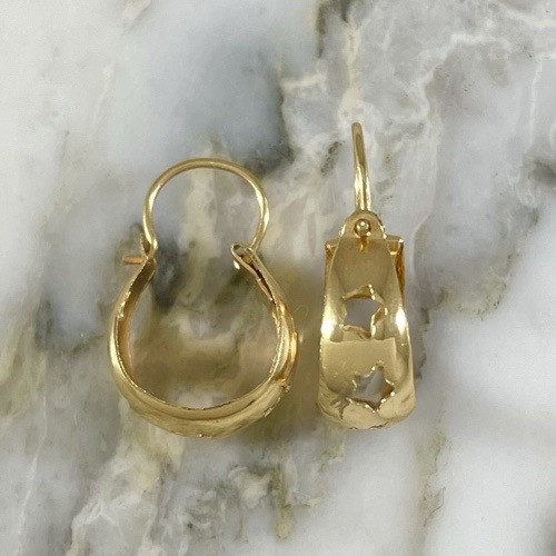 Medium Hoop Earring with Charms