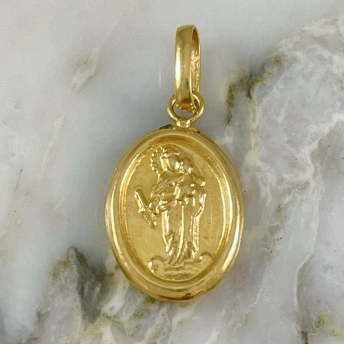 Dije Maria Auxiliadora Lisa Pequeño