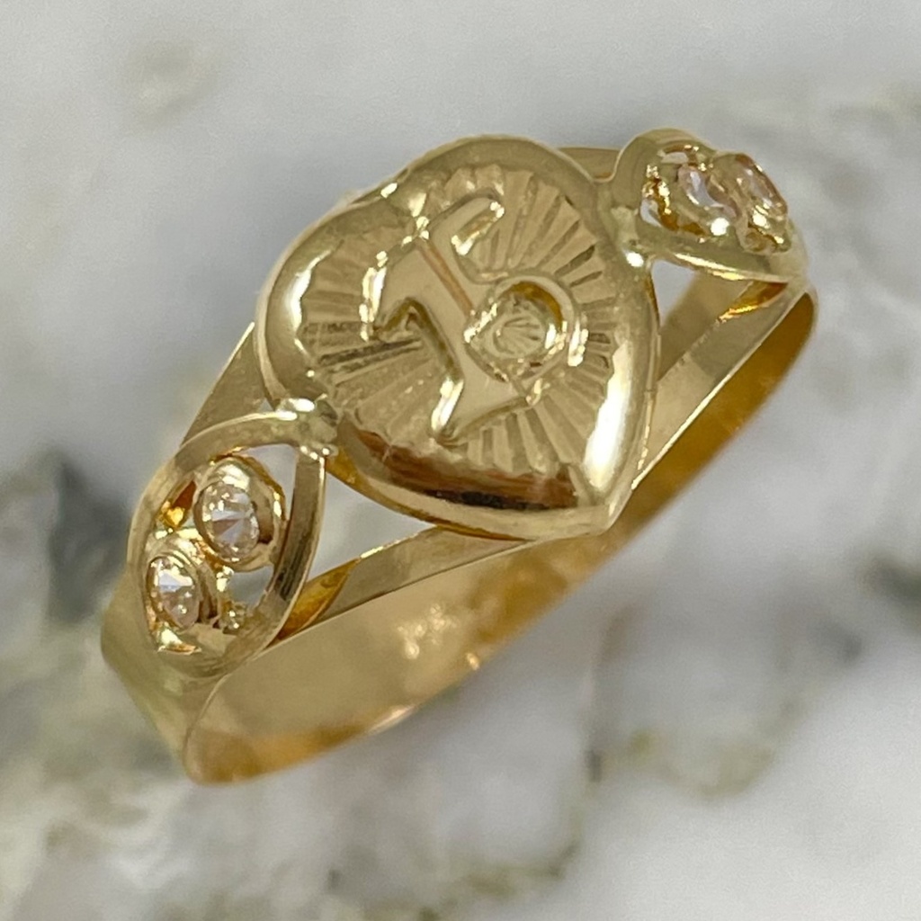 Anillo Diamond Heart  Quinceañera