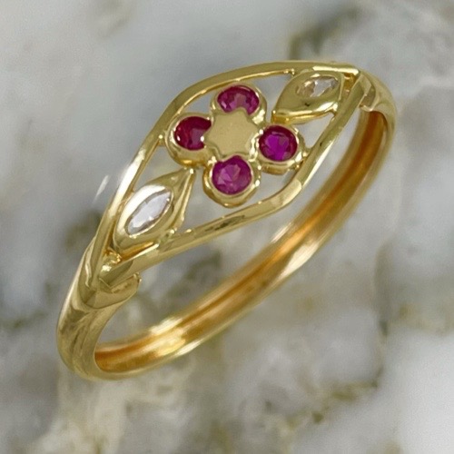 Anillo Fiore Stellato Marquise