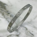 Zircon Hoop Bracelet