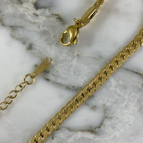 4MM Flat Cuban Bracelet