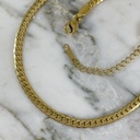 Cadena Cubana Plana Graduable 45 Cm