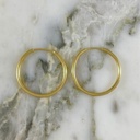 Medium Tubular Hoop Earring