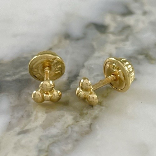 Subtle Amber Screw-back Stud