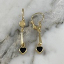 Heart Drop Earring