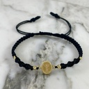 Diamond-Cut Twisted Divine Child Bracelet 3MMx4