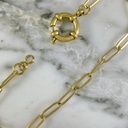 Pulsera PaperClip Broche Aro