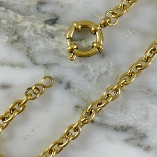 Pulsera Malla Convicto Broche Aro