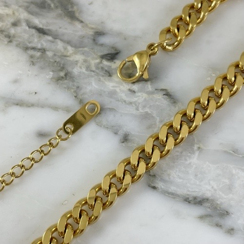 Pulsera Cubana Martillada