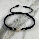 Neoprene Bracelet with Clover Silhouette 3MMx2