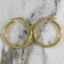 Elegant 2MM Navi Tubular Hoop Earring