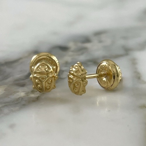 Radiant Subtle Ladybug Screw-Back Studs